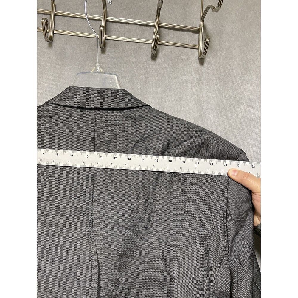 Ralph Lauren Suit Men 44R Gray 2B Wool Career Office Pants Business 40X28 Luxury - Picture 5 of 16